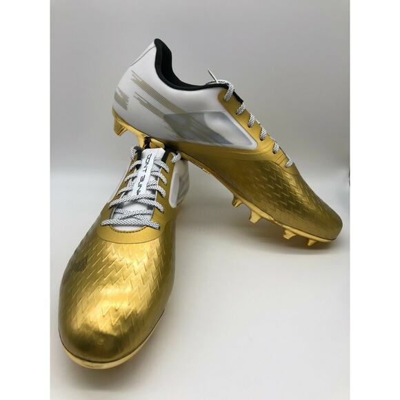 Under Armour Mens Blur Lux LE Black History Month Gold Cleats 3023378-901 Sz 16 - Picture 4 of 12